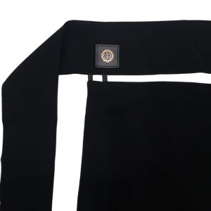 SHARQIAA BLACK LEATHER TAG