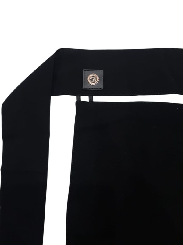 SHARQIAA BLACK LEATHER TAG