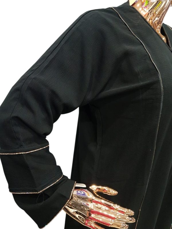 PLAIN BLACK WITH GOLD SWAROVSKI LINES - Image 2