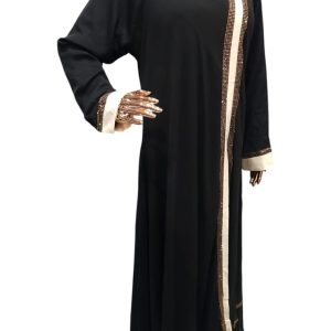 BLACK CLOAK WITH CREAM CHIFFON (REJECTS)
