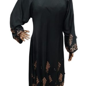 BLACK CLOAK WITH ROSE GOLD SWAROVSKI