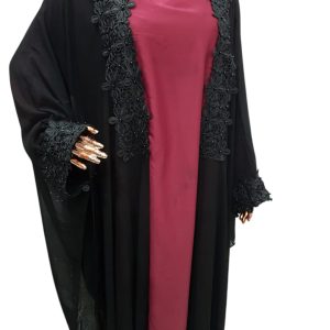 BLACK WITH MAROON