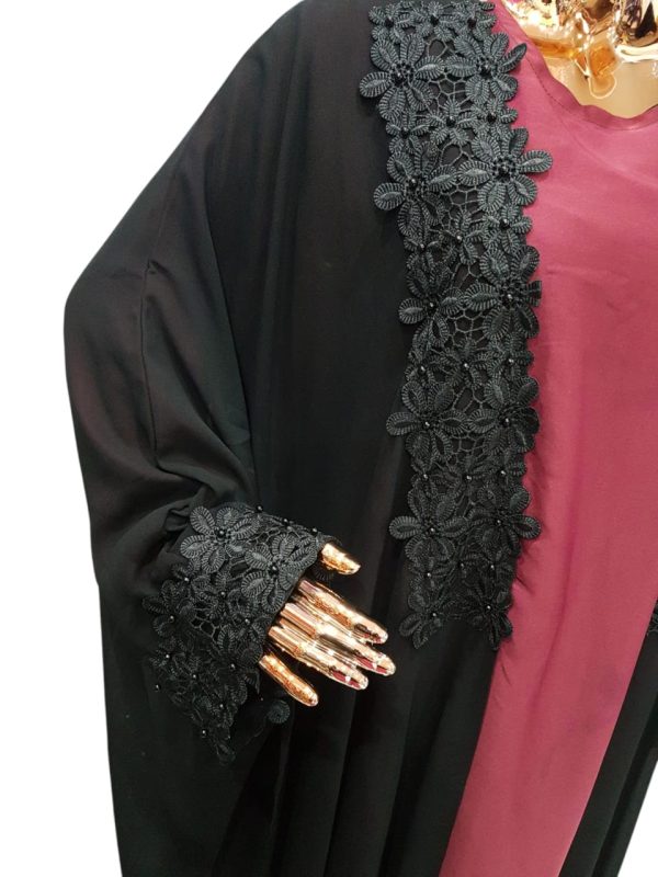 BLACK WITH MAROON - Image 2
