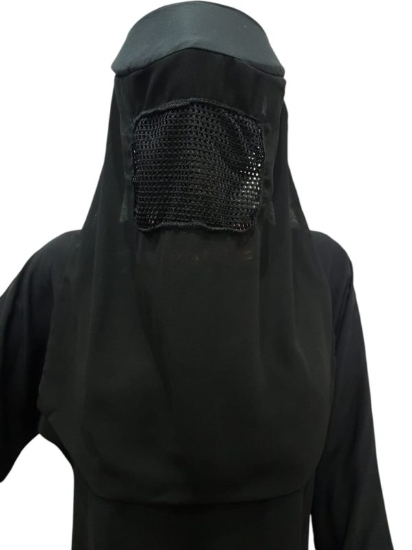 BLACK IHRAM PARDA