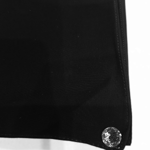 SCARF WITH BIG ROUND SWAROVSKI