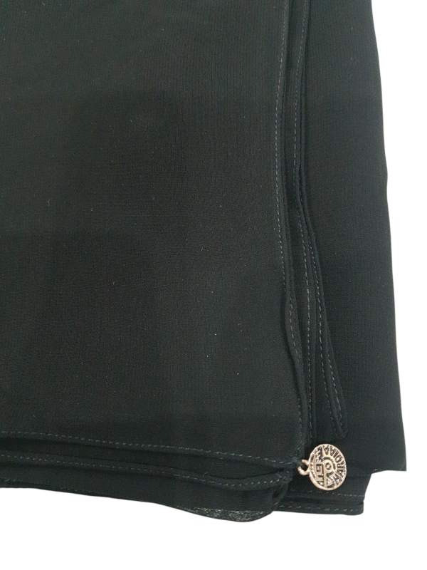 GOLD HANGING CIRCLE SCARF - Image 2