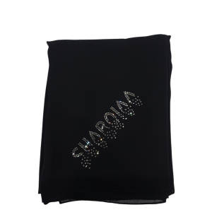 EXCLUSIVE SCARF - CHARCOAL GREY SWAROVSKI
