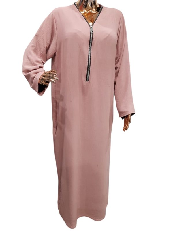 BEDOON ESSM DUSTY ROSE SILVER ZIP