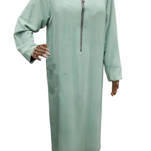 BEDOON ESSM MINT GREEN SILVER ZIP