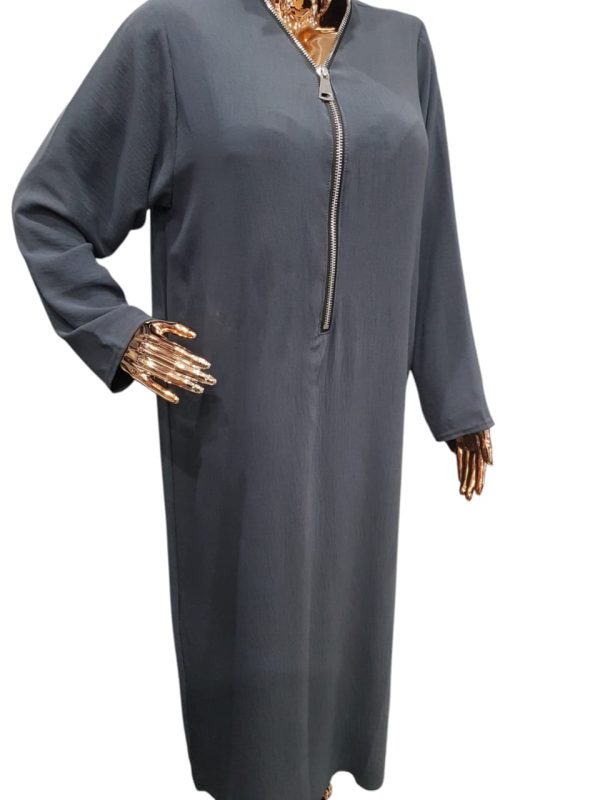 BEDOON ESSM DARK GREY SILVER ZIP