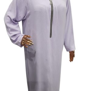 BEDOON ESSM LAVENDER SILVER ZIP