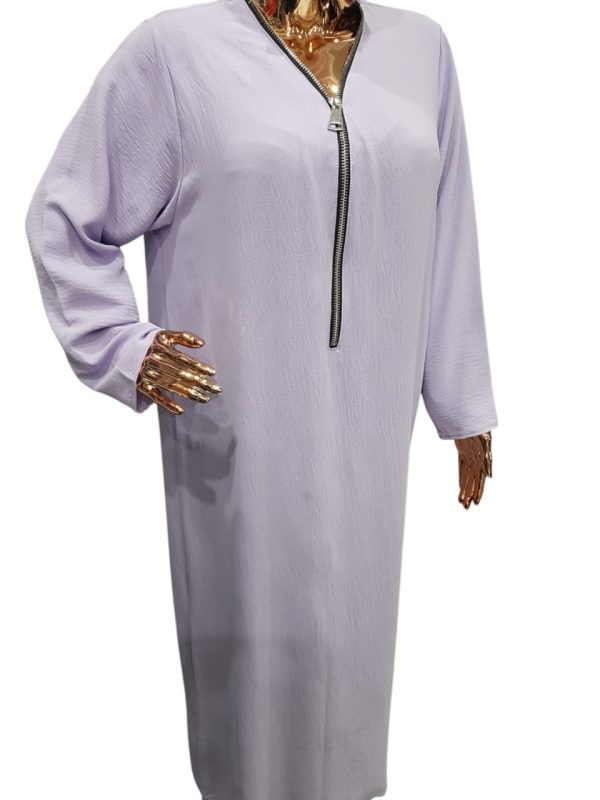 BEDOON ESSM LAVENDER SILVER ZIP
