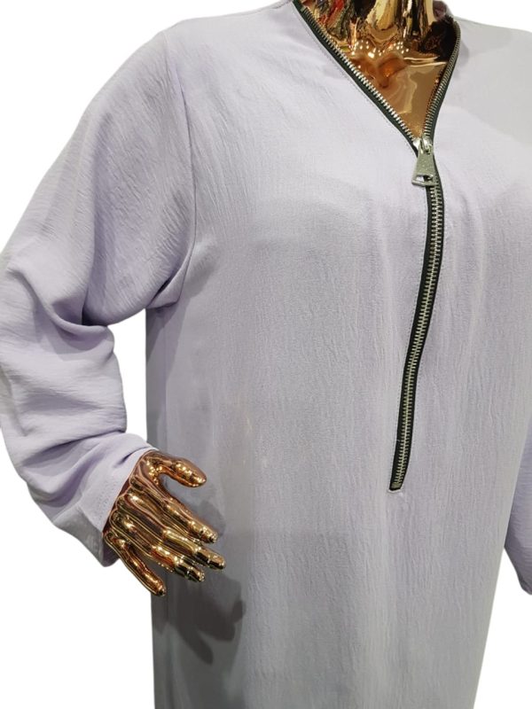 BEDOON ESSM LAVENDER SILVER ZIP - Image 2