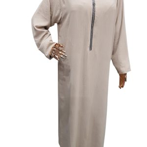 BEDOON ESSM BROWN SILVER ZIP