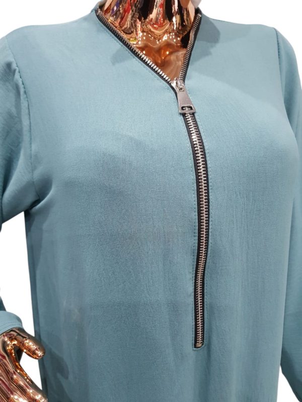 BEDOON ESSM TURQUOISE SILVER ZIP - Image 3