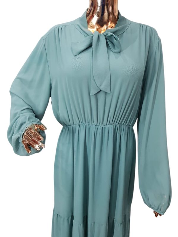 TURQUOISE COLOUR CLOAK - Image 2