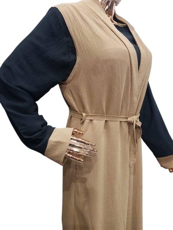 Black Cloak With Brown Waistcoat - Image 2