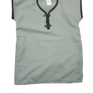 Teal Green Kids Kurta With Piping