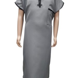 Grey 2 Kids Kurta With Piping