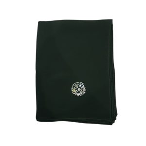 Silver Arabic Swarovski Eng Emb Round Logo