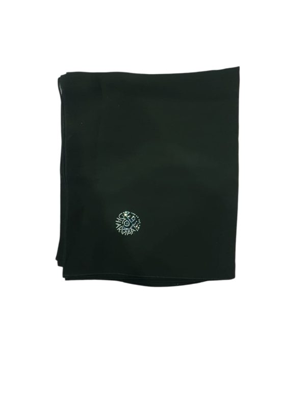 Blue Arabic Swarovski Eng Emb Round Logo