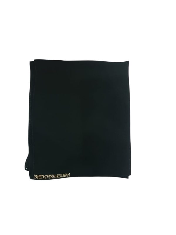 Straight Gold Logo Scarf
